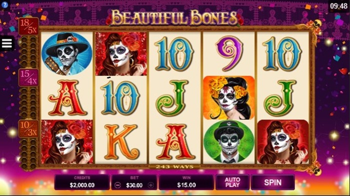 Beautiful Bones Online Slot Game