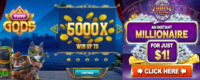 Zodiac Casino's 3 Tiny Gods Slot Review: Can These Miniature Deities Bring You Monumental Wins?