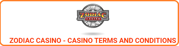 Zodiac Casino Terms and Conditions Summary